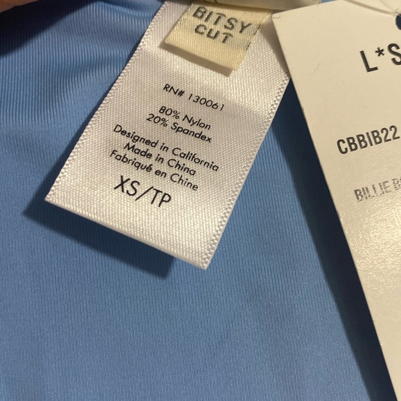 L*SPACE Women's BILLIE BOTTOM BITSY CUT Bikini Bottom w Side Cut Outs Size XS - Picture 4 of 4